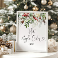 Hot Apple Cider bar winter evergreen