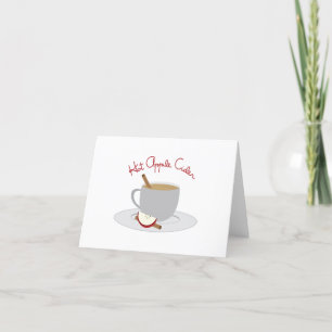 Hot Apple Cider Thank You Card