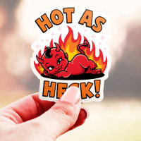 Hot as Heck Cute Devil Baby Vinyl
