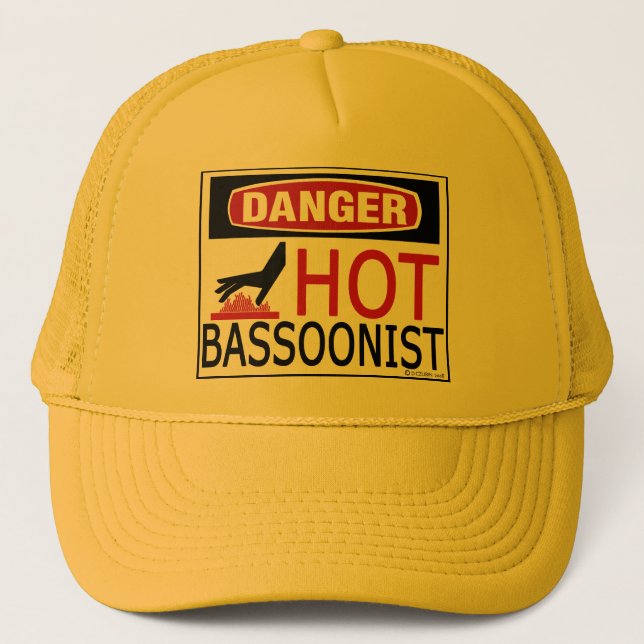 Hot Bassoonist Trucker Hat (Front)
