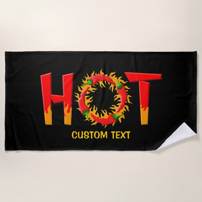 HOT BEACH TOWEL (Front)