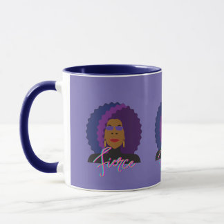 Hot Beverage Mug Black Art
