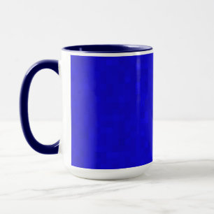 Hot Blue Mosaic Tiles, Mug