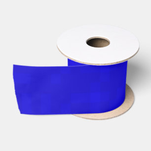 Hot Blue Mosaic Tiles, Satin Ribbon