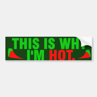 HOT BUMPER STICKER