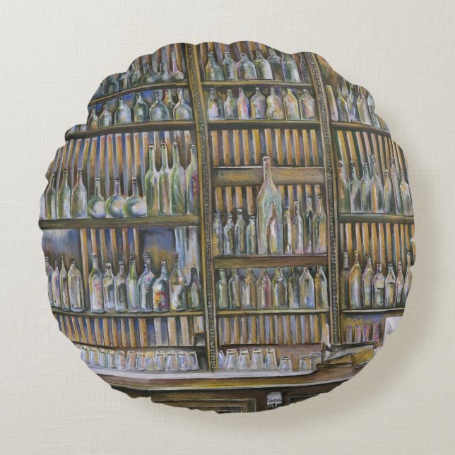 Hot, But not Moving Round Cushion (Front)