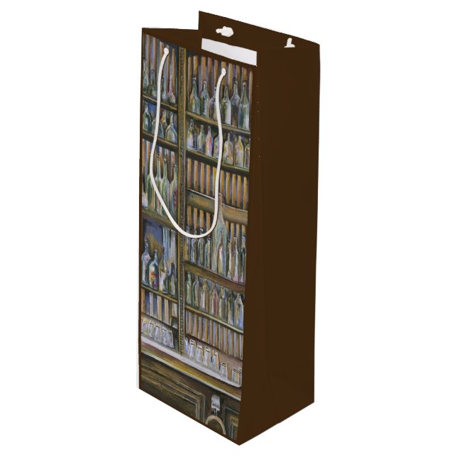 Hot, But not Moving Wine Gift Bag (Front Angled)