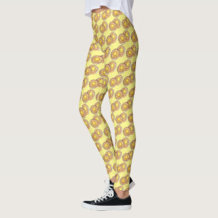 Hot Buttered Crumpets UK Cuisine British Food Leggings