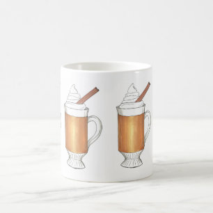 Hot Buttered Rum Christmas Holiday Drinks Mug