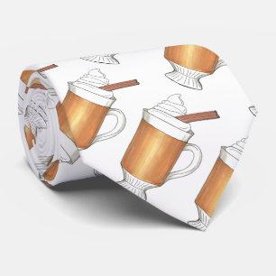 Hot Buttered Rum Winter Christmas Holiday Party Tie