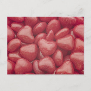 Hot Candy Hearts Postcard