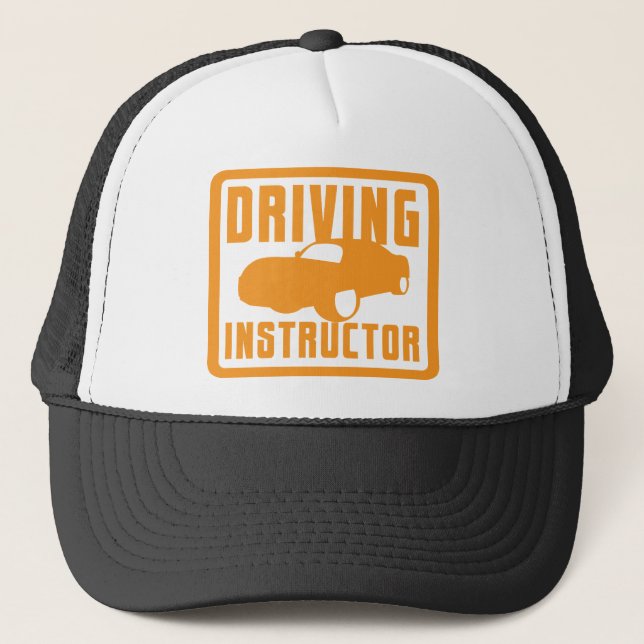 Hot car DRIVING instructor Trucker Hat (Front)