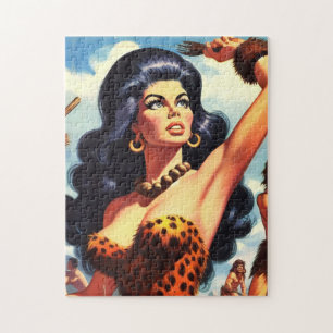 Hot Cavewoman Jigsaw Puzzle