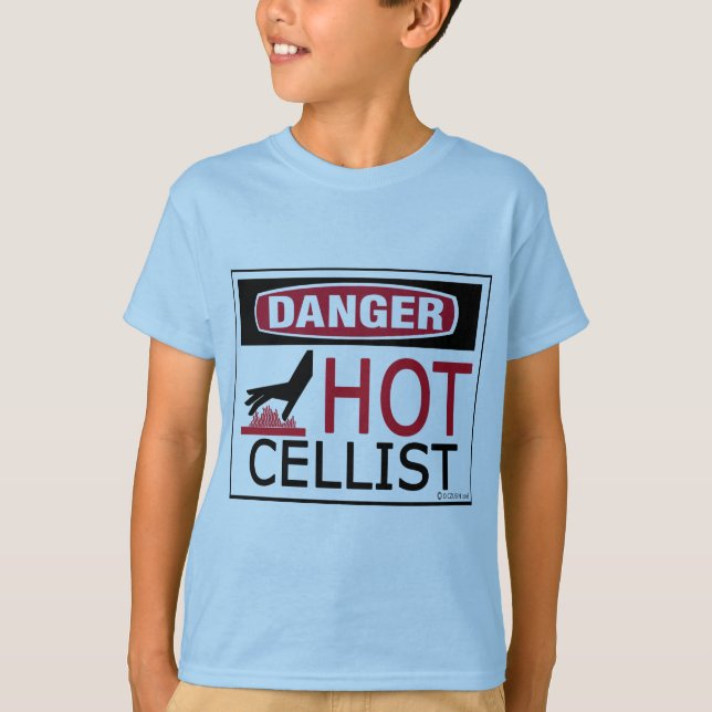 Hot Cellist T-Shirt (Front)