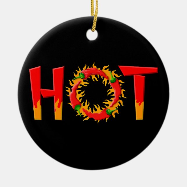 HOT CERAMIC ORNAMENT (Front)