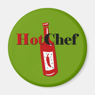 Hot Chef Magnet