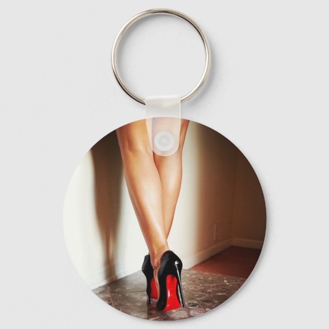 Hot Chick Key Ring (Front)
