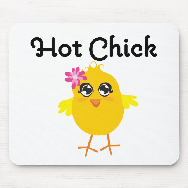 Hot Chick Mouse Pad (Front)