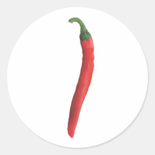 Hot Chile Pepper Classic Round Sticker