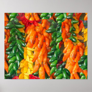 Hot Chile Peppers Poster