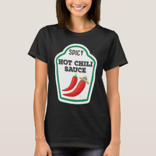 Hot Chili Sauce Costume Matching Groups Couples Wo T-Shirt