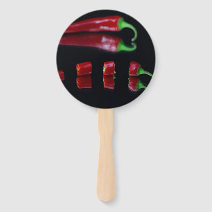 Hot chilli hand fan