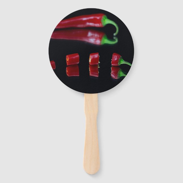 Hot chilli hand fan (Front)