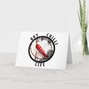 Hot chilli life card