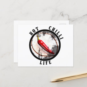 Hot chilli life  postcard