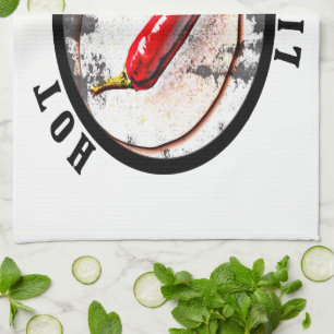 Hot chilli life  tea towel