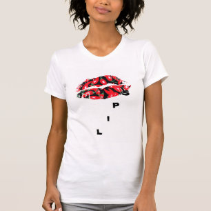Hot Chilli Lips AA Cap Sleeve T-Shirt