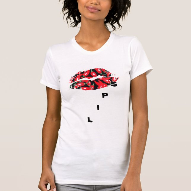 Hot Chilli Lips AA Cap Sleeve T-Shirt (Front)