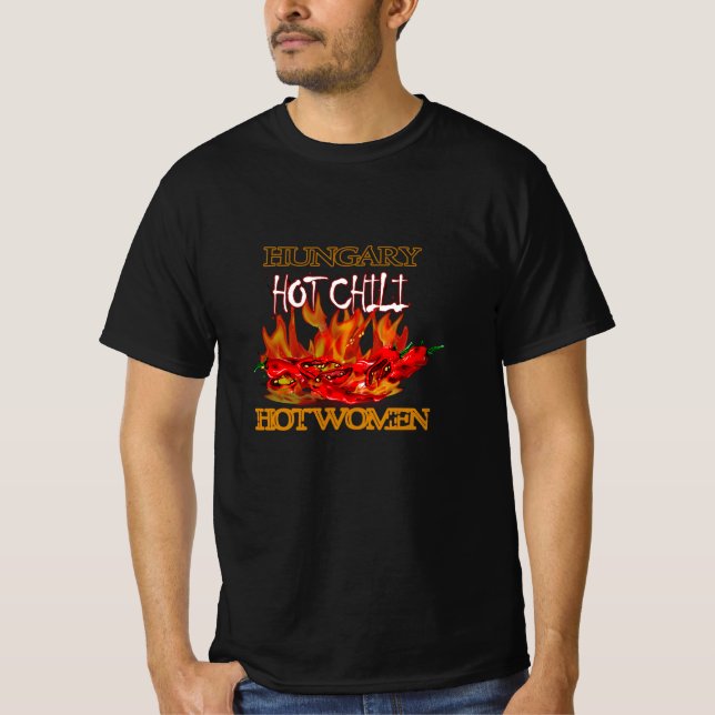 Hot Chilli Pepper Christmas Design, Unisex T-Shirt (Front)