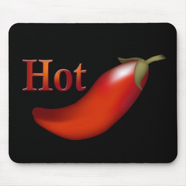 Hot Chilli Pepper Mousepad (Front)