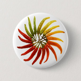 Hot Chilli Peppers 6 Cm Round Badge