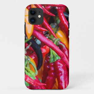 Hot Chilli Peppers At Farmers Market In Madison iPhone 11 Case