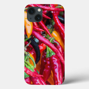Hot Chilli Peppers At Farmers Market In Madison iPhone 13 Case