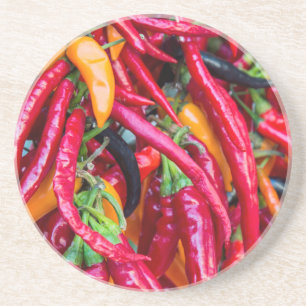 Hot Chilli Peppers At Farmers Market In Madison Coaster