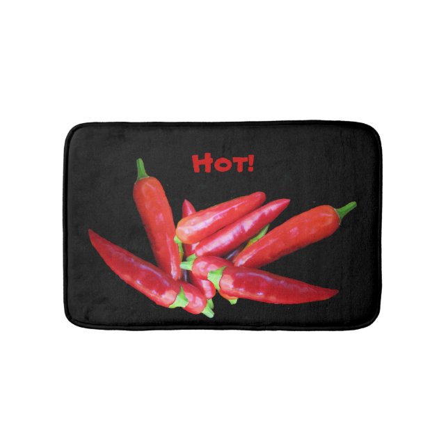 Hot Chilli Peppers Bath Mats (Front)