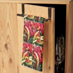 Hot Chilli Peppers - Design 2 - Kitchen Towel