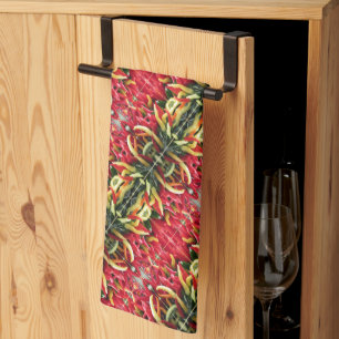 Hot Chilli Peppers - Modern Design Kitchen Towels