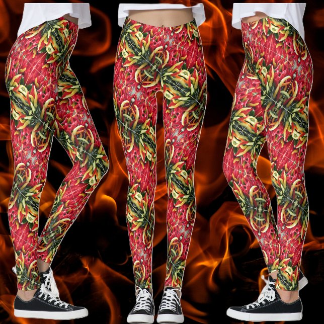 Hot Chilli Peppers Modern Design Leggings (Creator Uploaded)