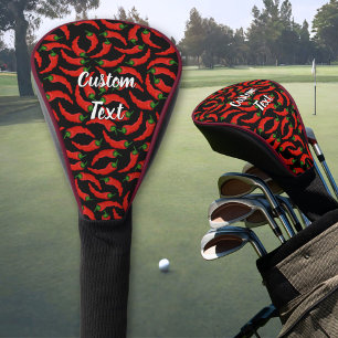Hot Chilli Peppers Pattern Golf Head Cover