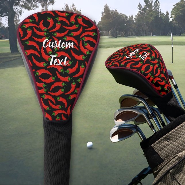 Hot Chilli Peppers Pattern Golf Head Cover (Creator Uploaded)