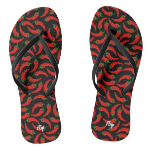 Hot Chilli Peppers Pattern Thongs