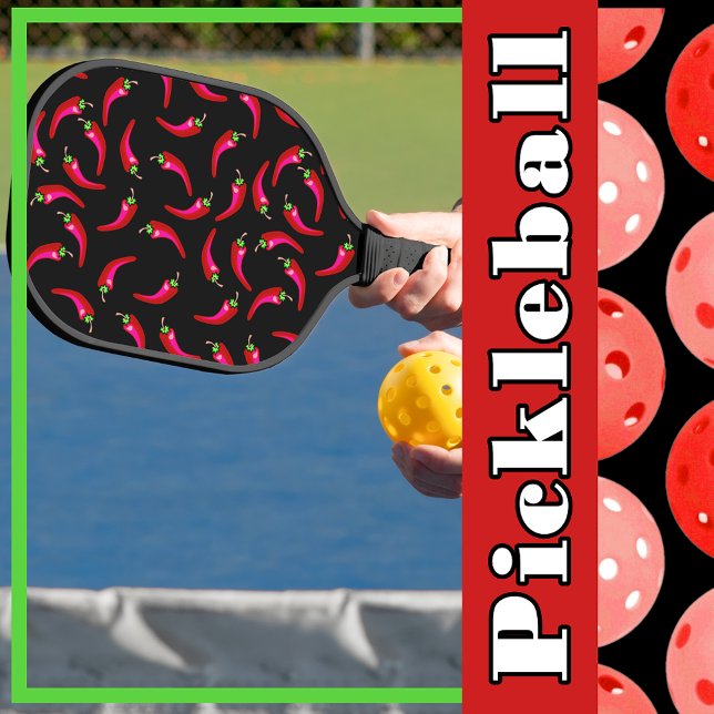 Hot Chilli Peppers Red Spicy Pickleball Paddle (Hot Chili Peppers Red Spicy Pickleball Paddle)