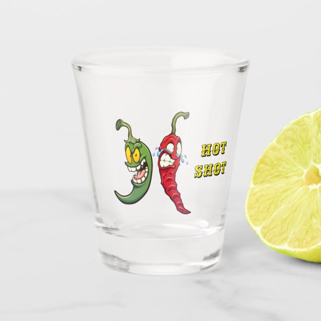 Hot Chilli Shot Glass (Front)