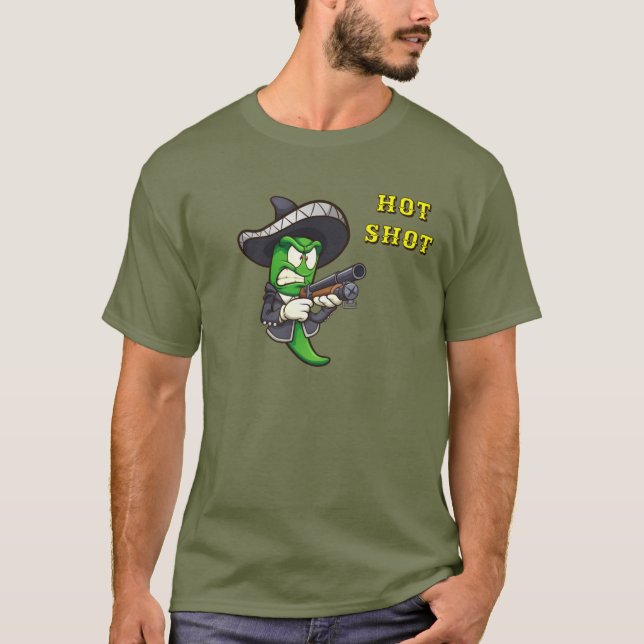 Hot Chilli Shot T-Shirt (Front)