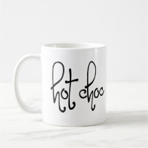 'hot choc' hot chocolate mug