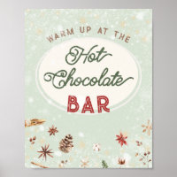 Hot Chocolate Bar Christmas Holiday Cocoa Vintage